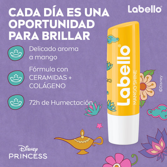 Labello Mango Shine Jasmine Edicion Limitada Princesas Disney 4,8GR