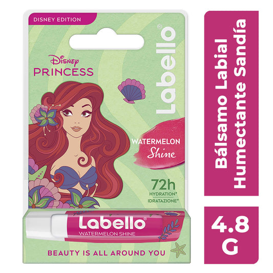 Labello Sandia Shine Ariel Edicion Limitada Princesas Disney 4,8GR