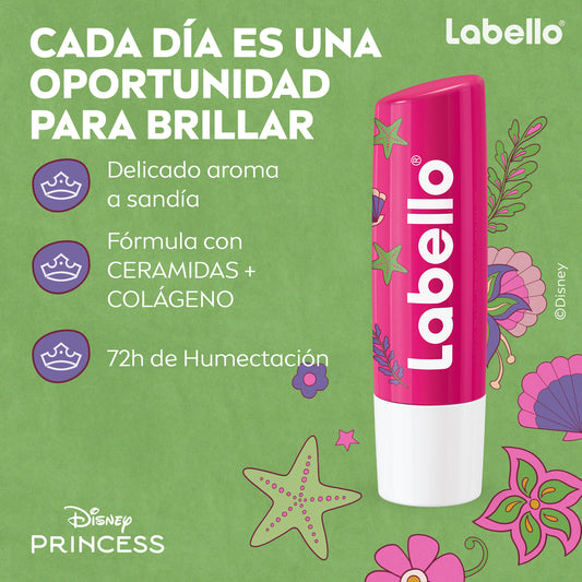 Labello Sandia Shine Ariel Edicion Limitada Princesas Disney 4,8GR