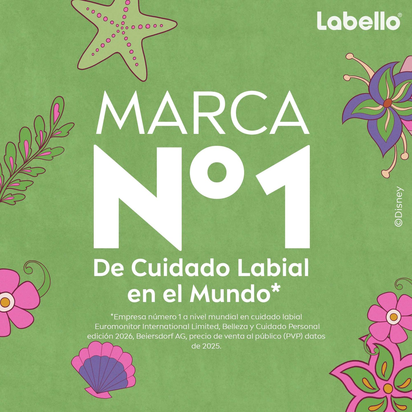 Labello Sandia Shine Ariel Edicion Limitada Princesas Disney 4,8GR