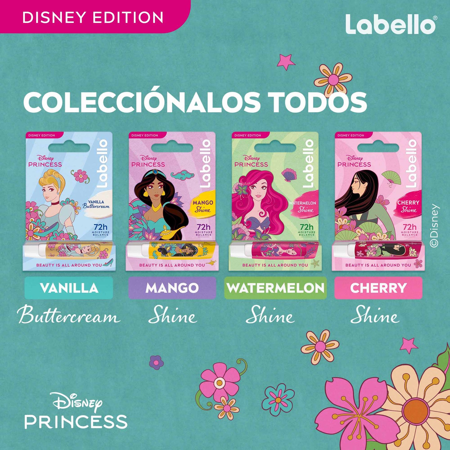 Labello Vainilla Shine Cenicienta Edicion Limitada Princesas Disney 4,8GR