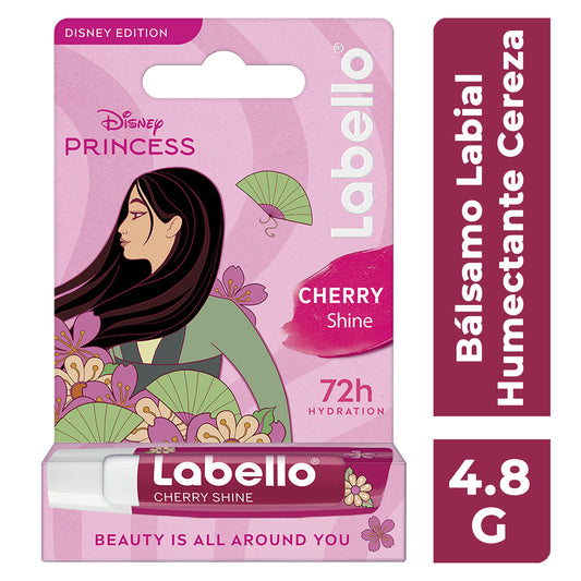 Labello Cherry Shine Mulan Edicion Limitada Princesas Disney 4,8GR