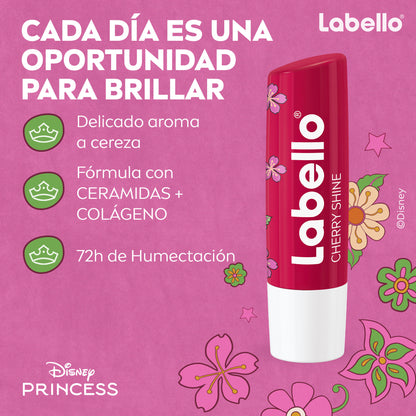 Labello Cherry Shine Mulan Edicion Limitada Princesas Disney 4,8GR