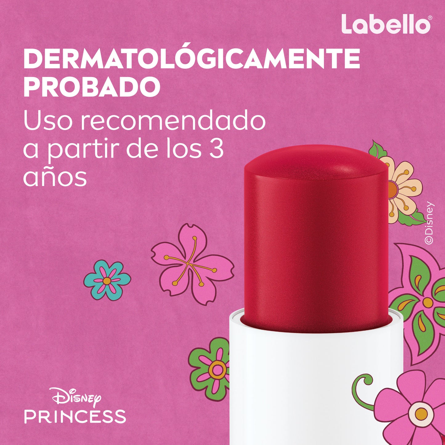Labello Cherry Shine Mulan Edicion Limitada Princesas Disney 4,8GR