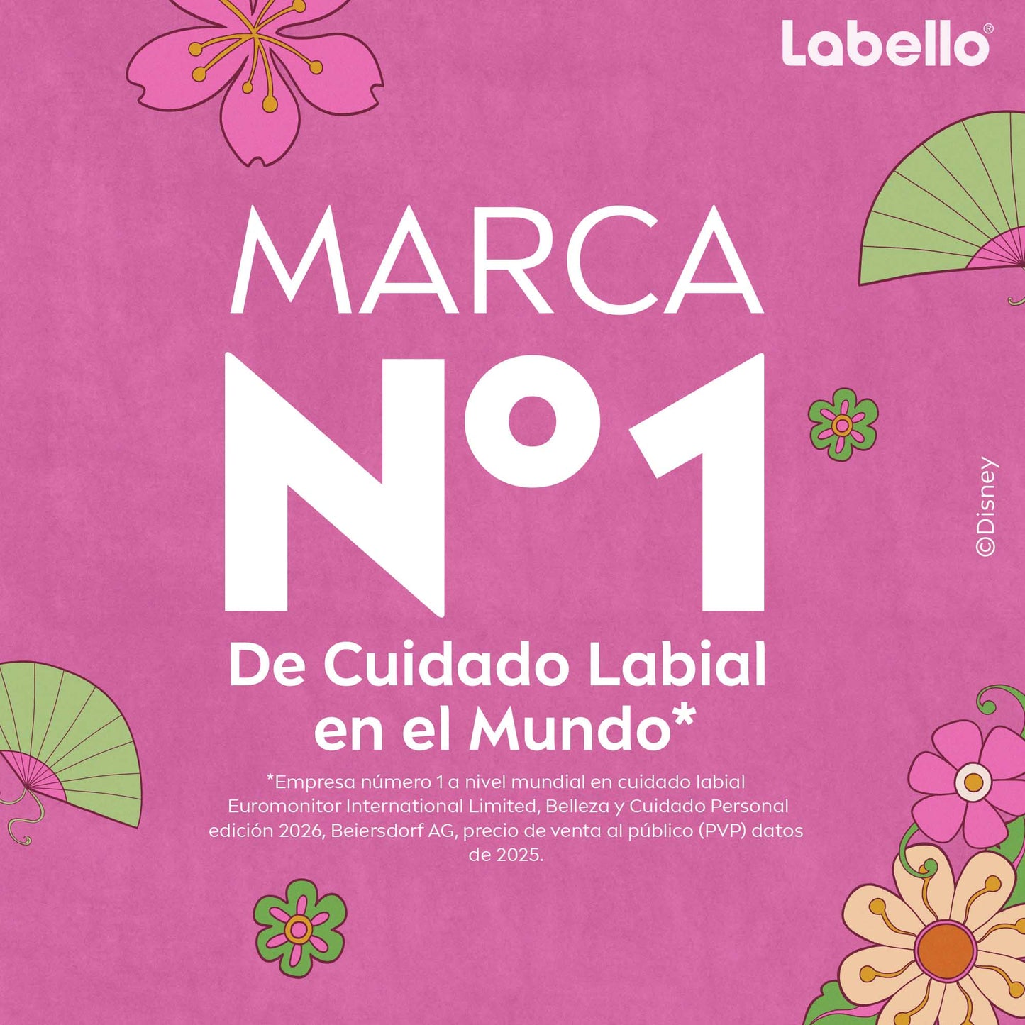 Labello Cherry Shine Mulan Edicion Limitada Princesas Disney 4,8GR