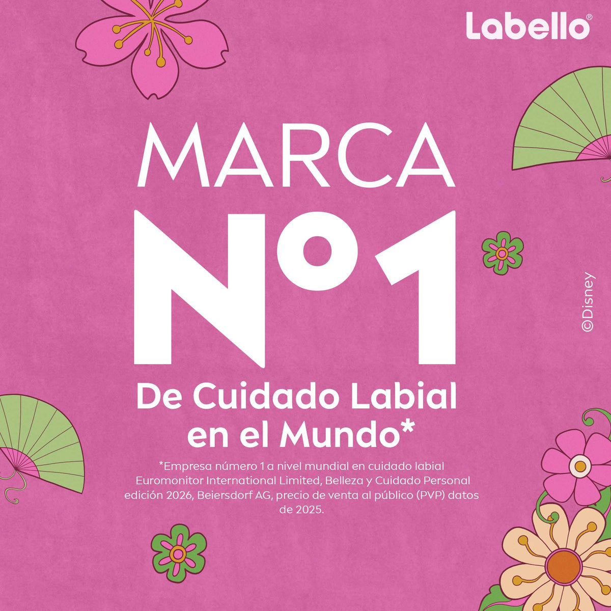 Labello Cherry Shine Mulan Edicion Limitada Princesas Disney 4,8GR